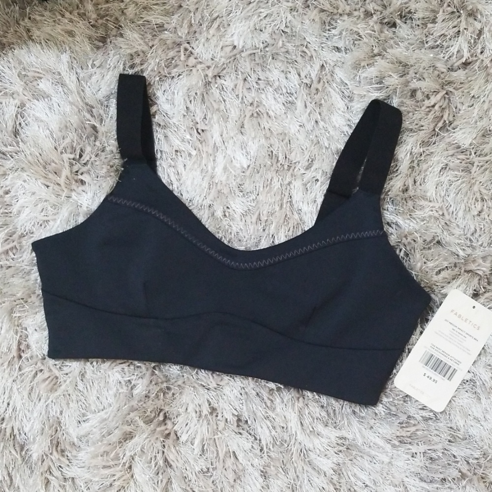 Black fabletics sports bra